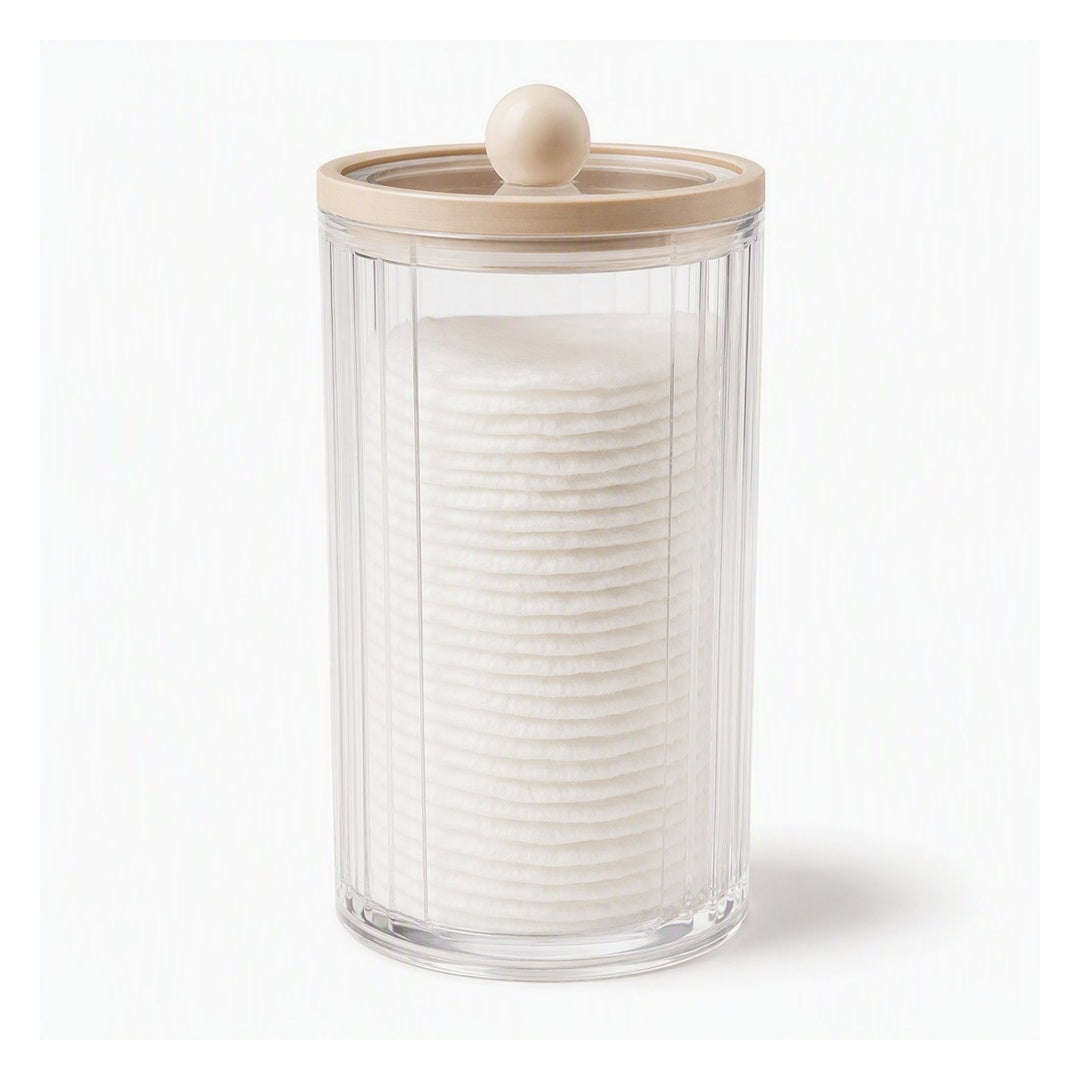 Cotton pad container