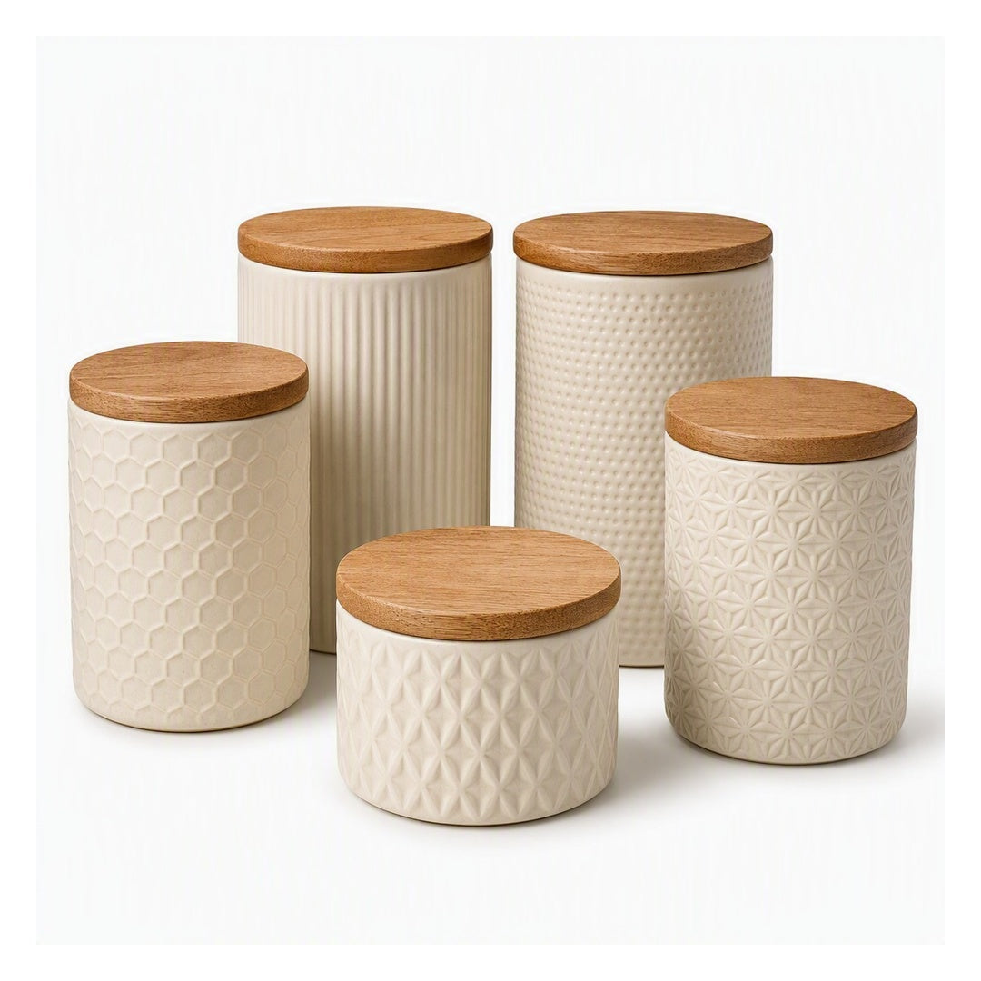 Decorative storage canisters