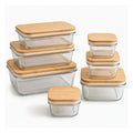 Glass food storage containers