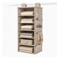 Hanging wardrobe organiser