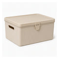 Portable plastic container