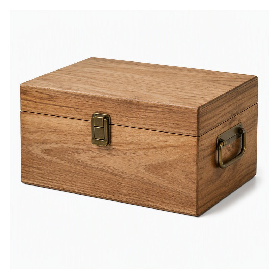Portable wooden container