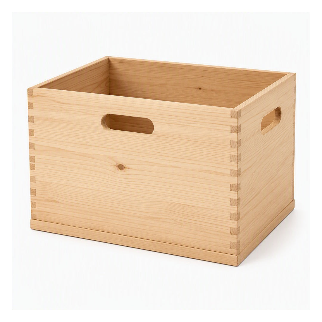 Wooden storage box